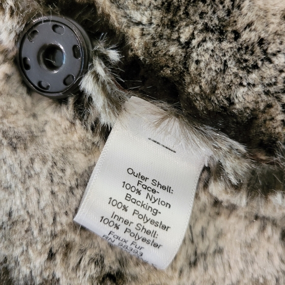 Dennis Basso Faux Suede Leather Jacket With Faux Fur Lining Med - Picture 3 of 11